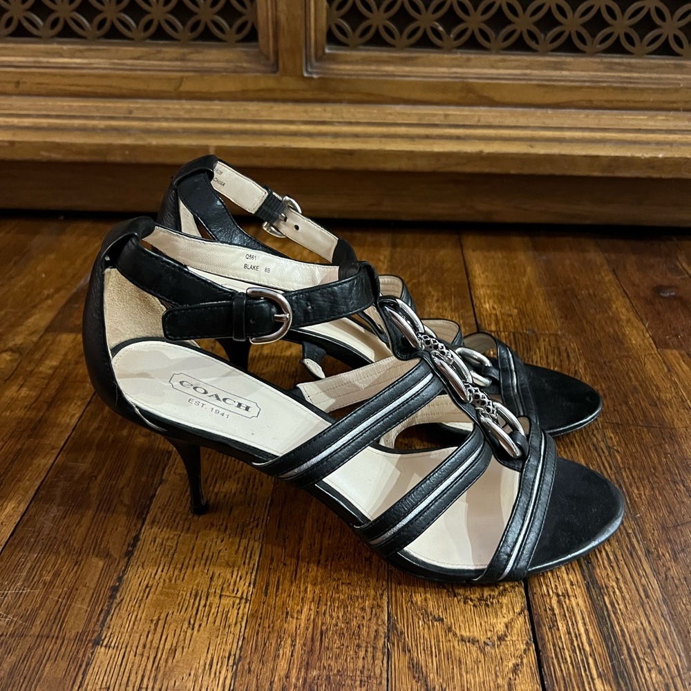 COACH Strappy Heel